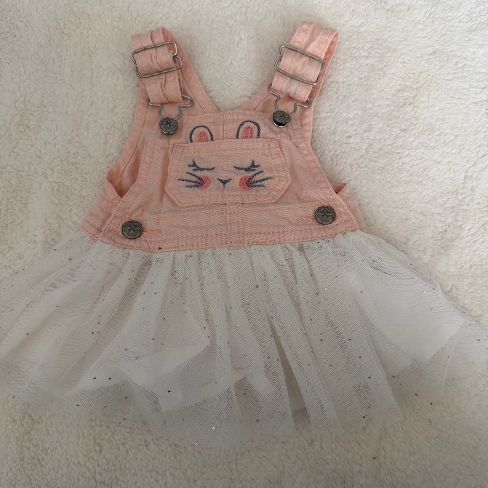 Oshkosh Pink Bunny Tulle Skirtalls